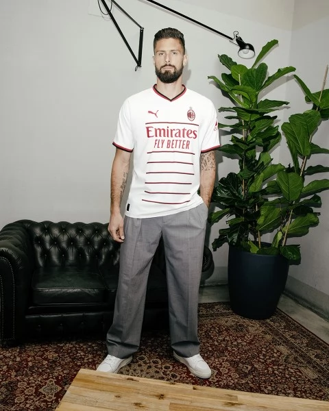 Maillot de Foot AC Milan Brahim 10 Tenue Extérieur 2022/23